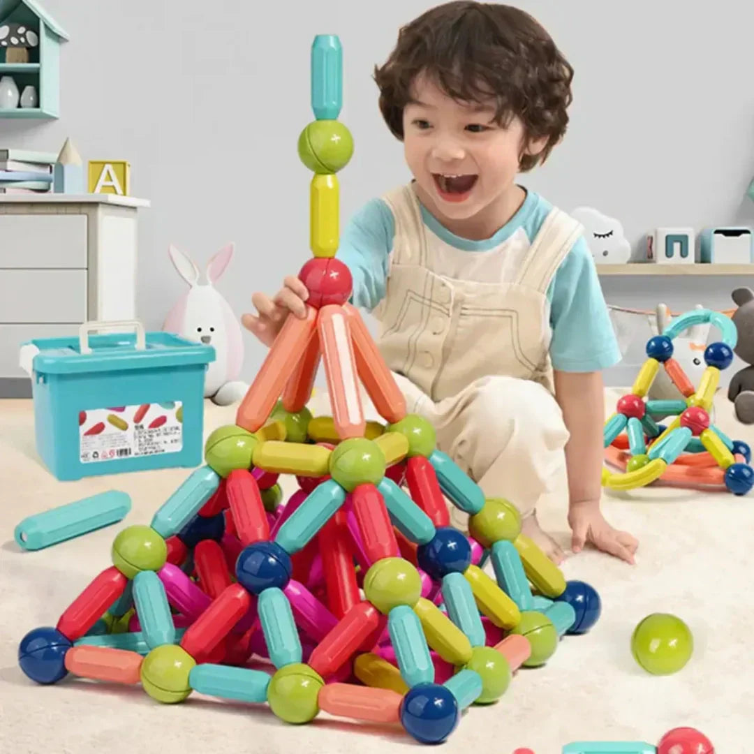 Brainy Kids Magnetic Building Blocks