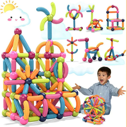 Brainy Kids Magnetic Building Blocks