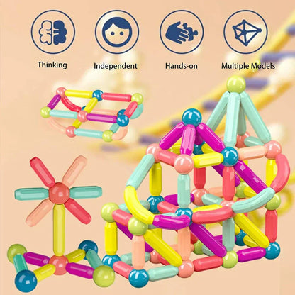 Brainy Kids Magnetic Building Blocks