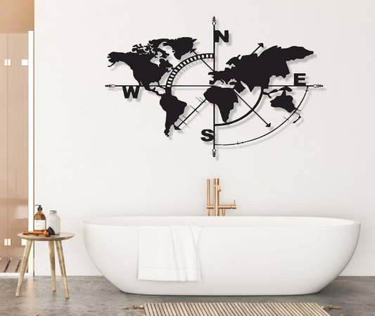 World Map wallart 2