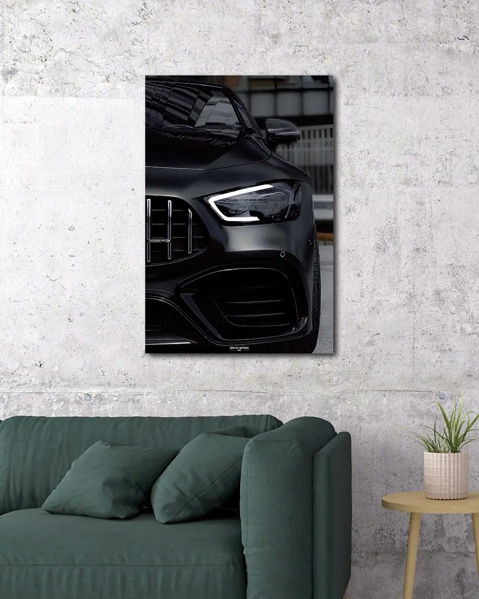 AMG GT NEON Poster (white LED) - Essentials Series